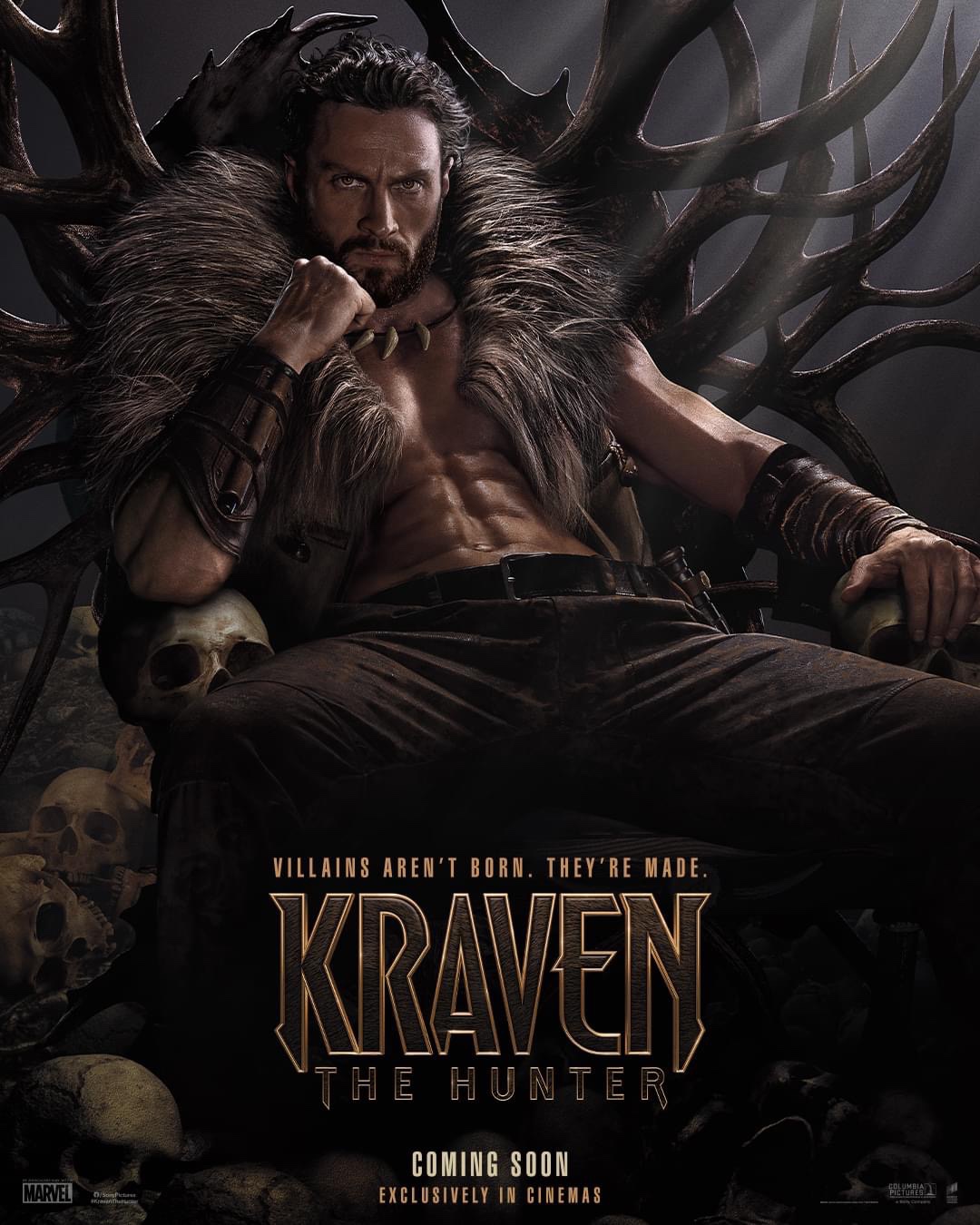 Sony Releases Trailer For Rated R Movie ‘Kraven The Hunter’ INFAMOUS